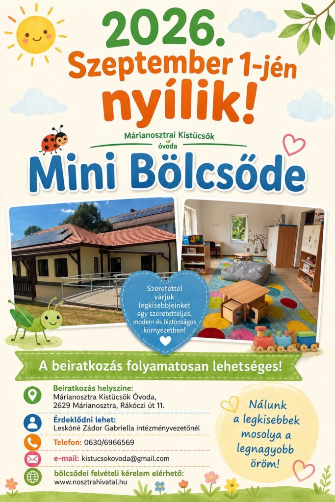 Bölcsőde, plakát