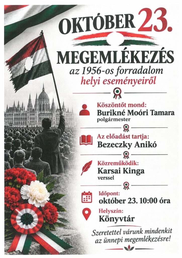 Október 23., plakát